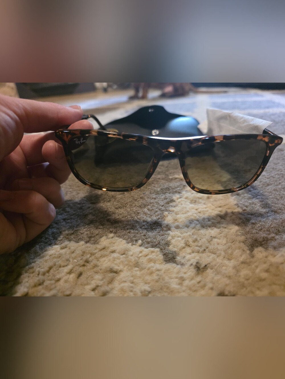 Ray-Ban Havana Red Turtle Frame Sunglasses